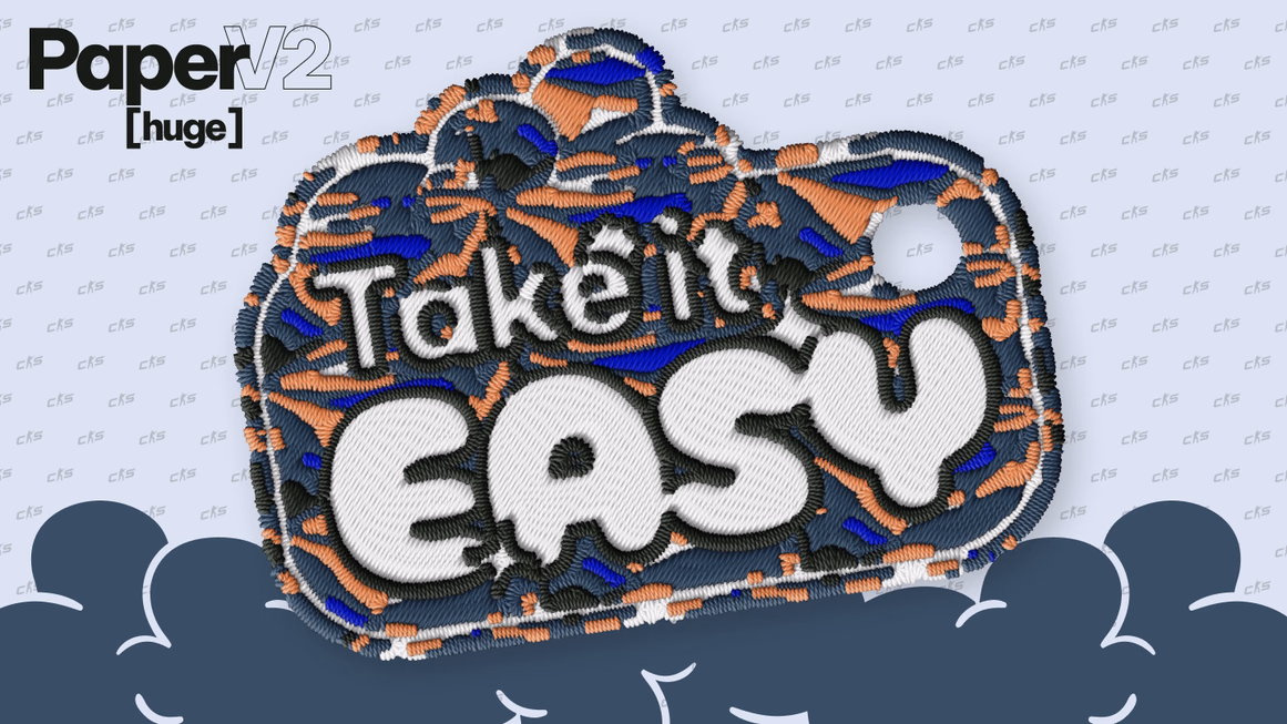 Бумажная композиция Take it easy